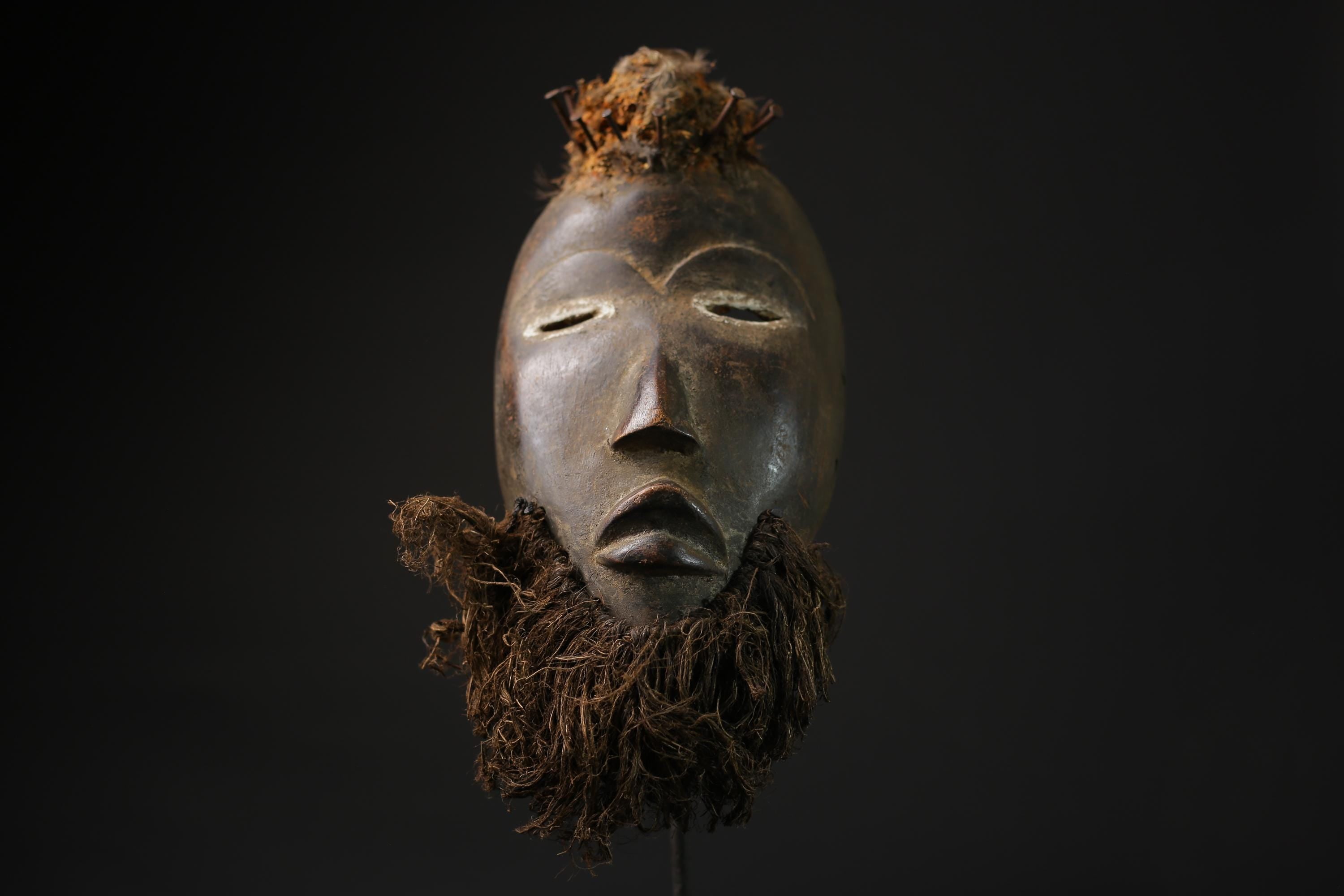 African Tribal Face Mask African dan Home Décor mask tribal art Dan Tank masks for wall -8332