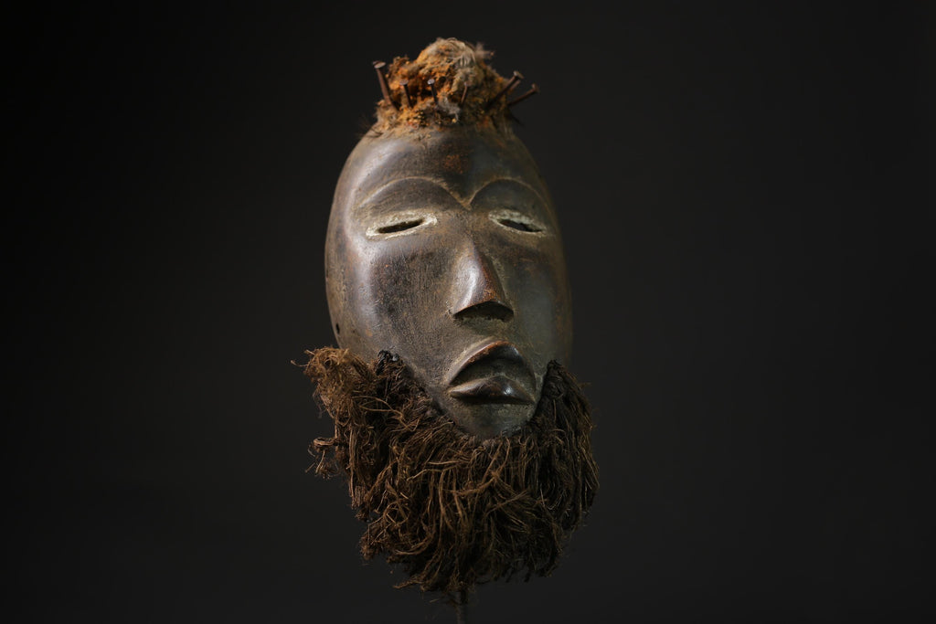 African Tribal Face Mask African dan Home Décor mask tribal art Dan Tank masks for wall -8332