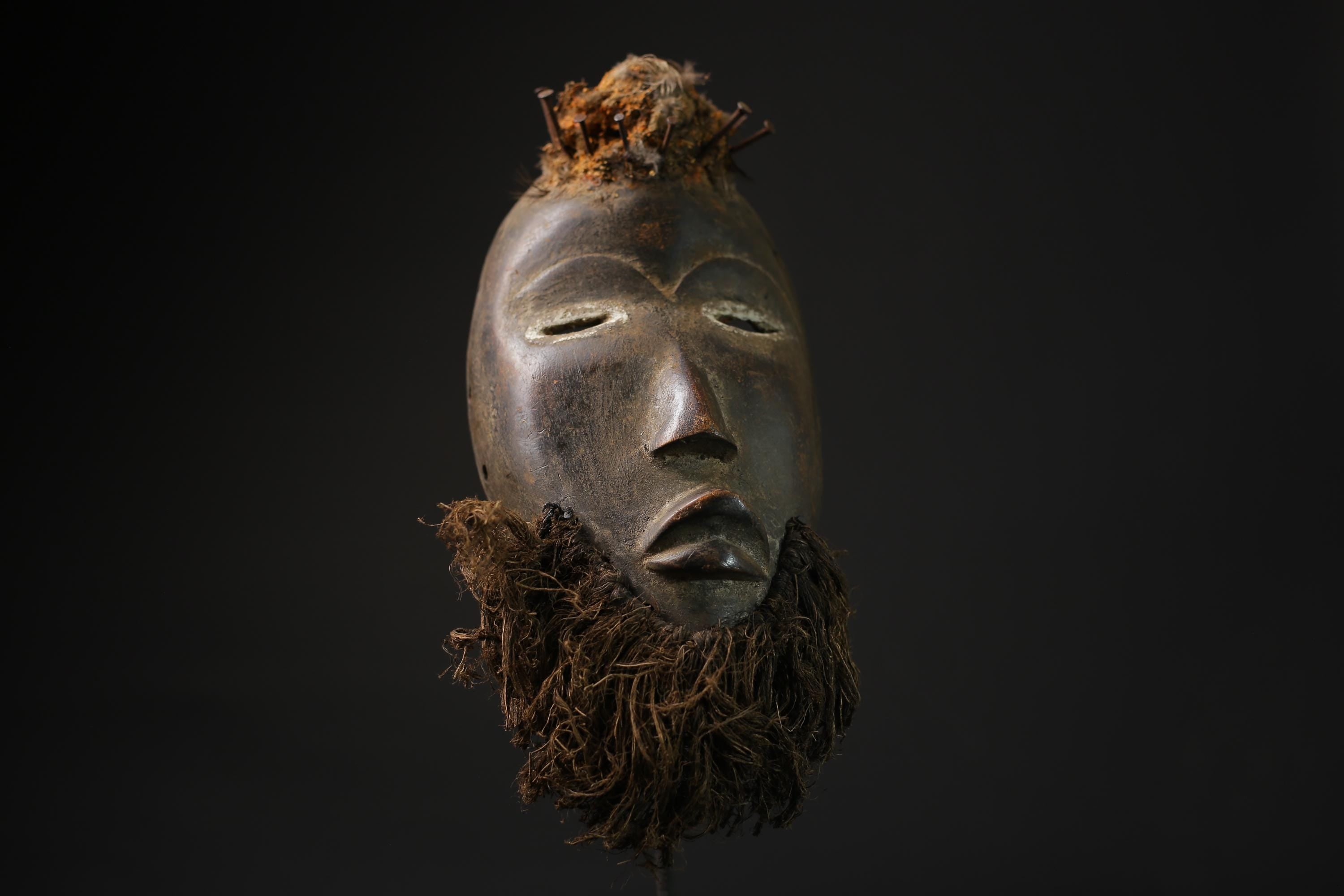 African Tribal Face Mask African dan Home Décor mask tribal art Dan Tank masks for wall -8332