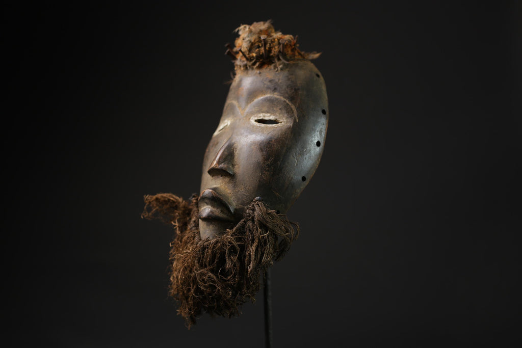 African Tribal Face Mask African dan Home Décor mask tribal art Dan Tank masks for wall -8332
