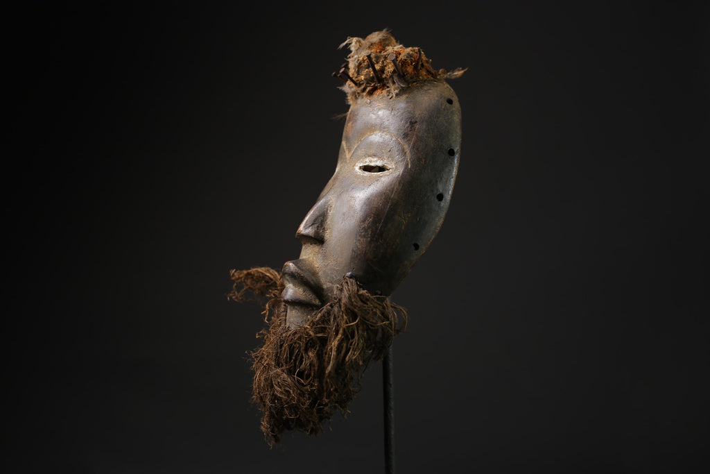 African Tribal Face Mask African dan Home Décor mask tribal art Dan Tank masks for wall -8332