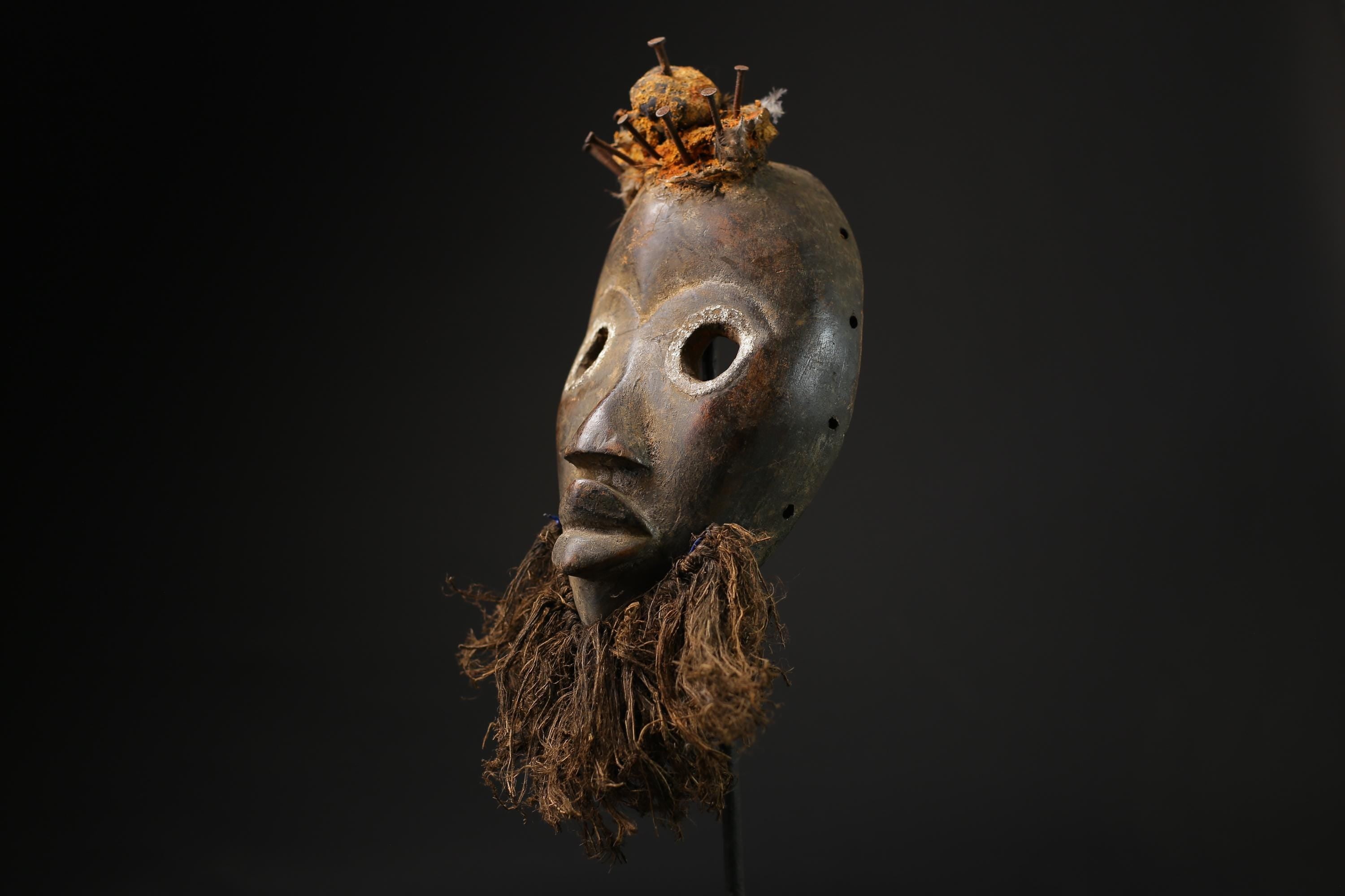 Africa Mask As Tribal Mask For Wall Decoration Wooden Dan Mask Home Décor-8350