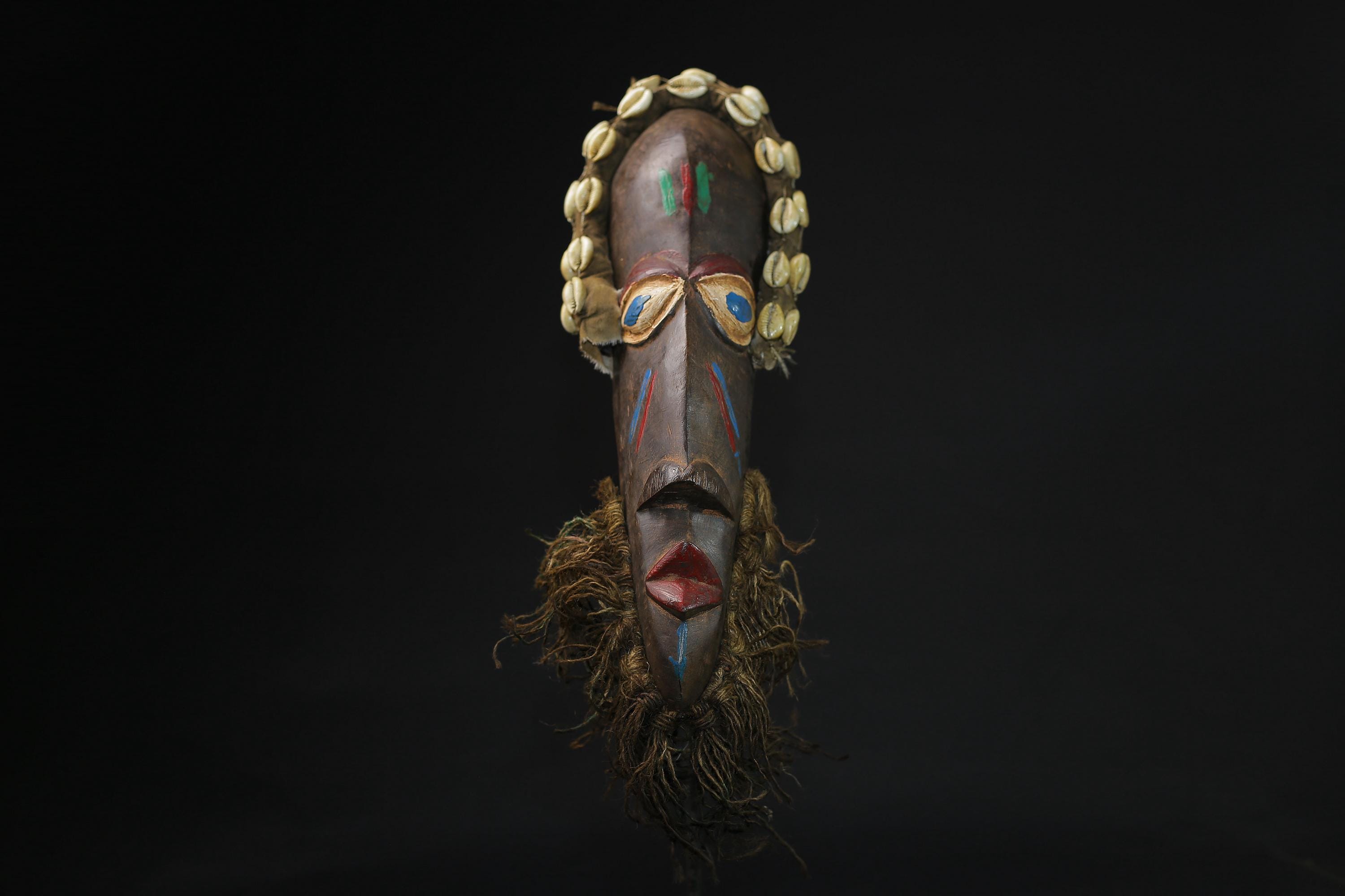 African Tribal Face Mask African dan Home Décor mask tribal art Dan Tank masks for wall -G2197