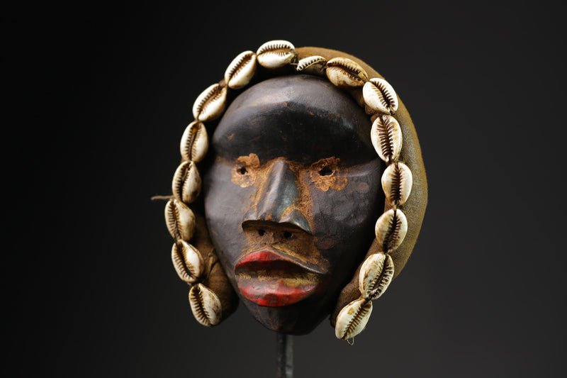African masks antiques tribal wood mask Face Mask Tribal Dan masks for wall-9696