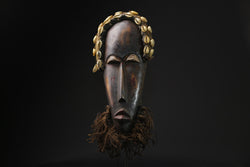 African Wooden Mask Dan Liberia Mask Art Handmade Collectibles masks for wall-G2210