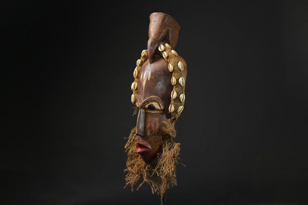African Wooden Mask Dan Liberia Mask Art Handmade Collectibles masks for wall-G2216