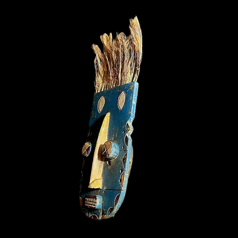 African mask African Masks Antiques The Traditional Goli Guru Tribe Wood Mask Wall Decor-G1961