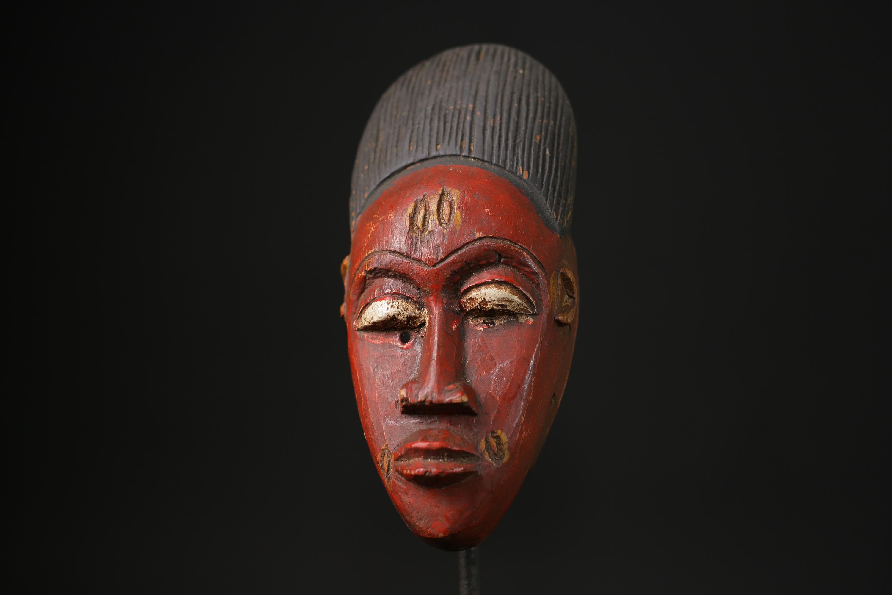 African mask Wall Hanging vintage art tribal piece Home Décor Guro Masks-9725