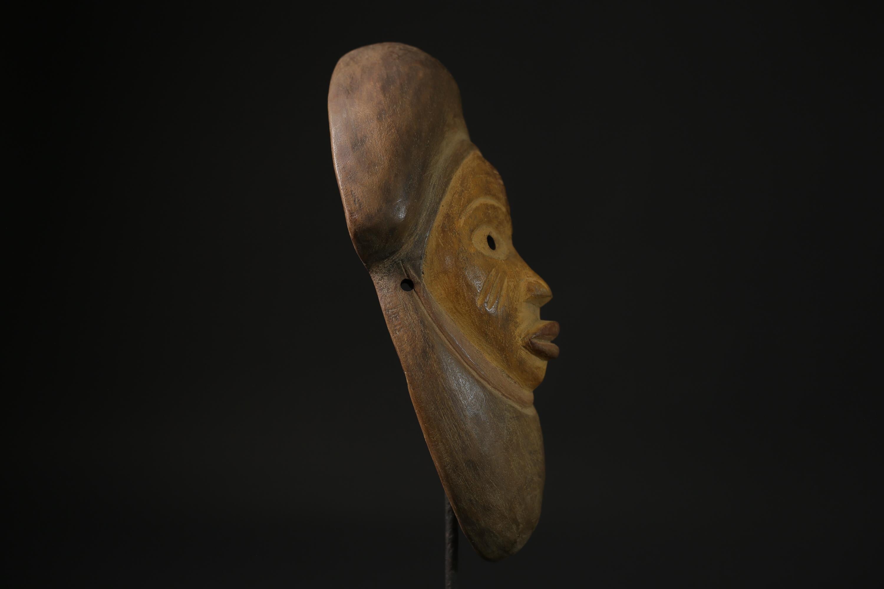 African Mask Home Décor-African Mask Spirit Gabonese  African Puno masks for wall - 6874