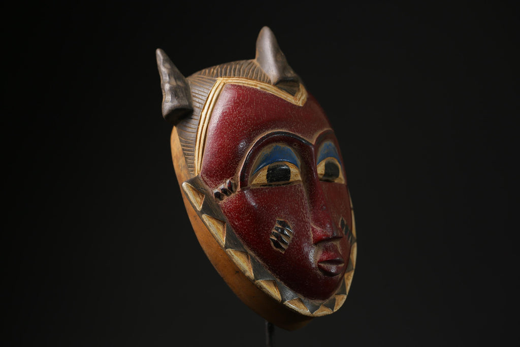 African Mask From The Guru Tribe Art Baule Mask Wall Tribal masks for wall-G2233