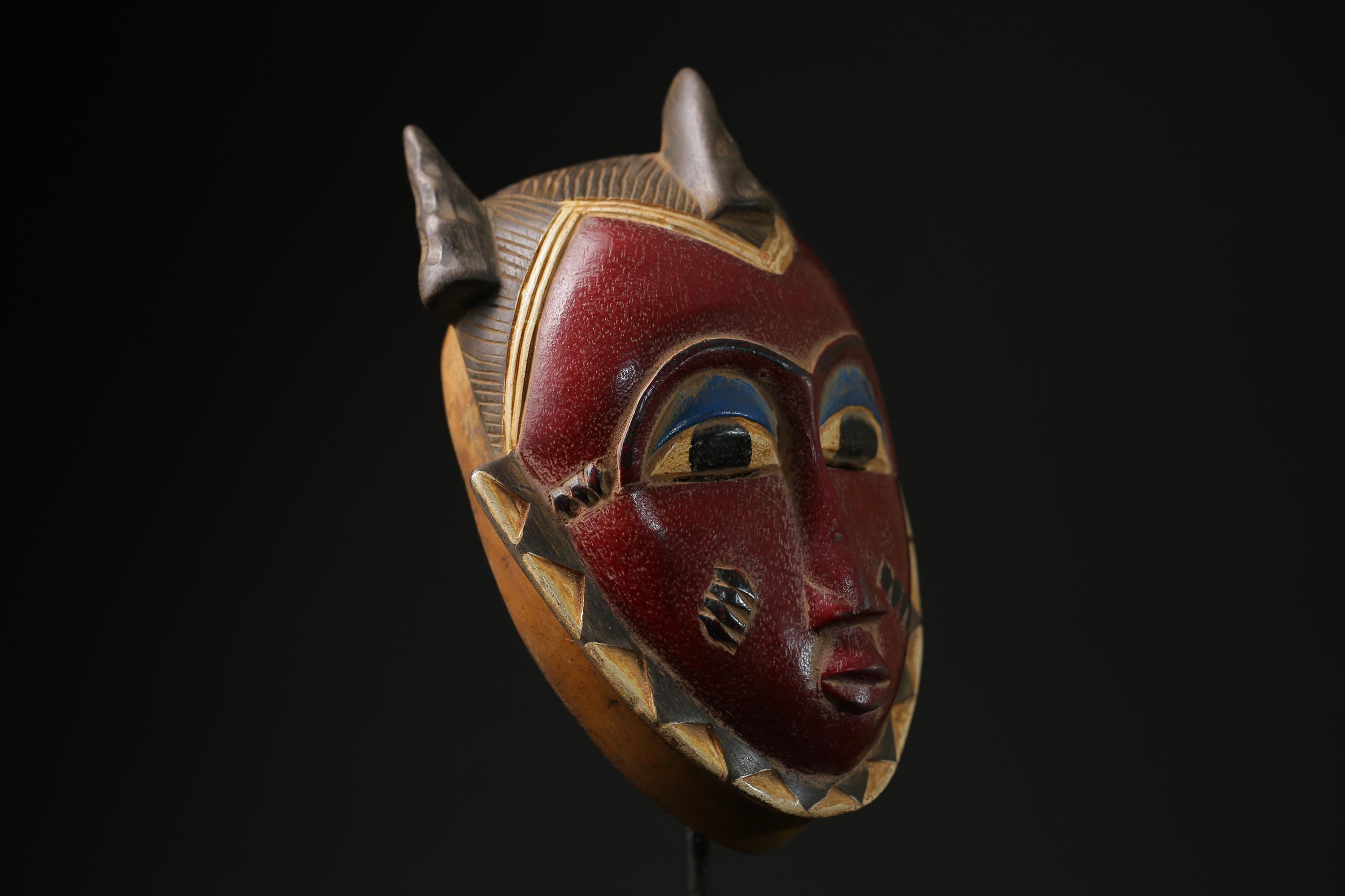 African Mask From The Guru Tribe Art Baule Mask Wall Tribal masks for wall-G2233