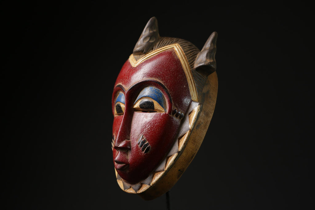African Mask From The Guru Tribe Art Baule Mask Wall Tribal masks for wall-G2233