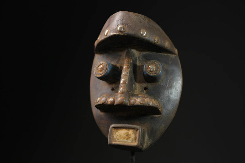 African Masks Tribal Face Vintage Carved Wood Hanging Grebo Mask Liberia masks for wall-G2235