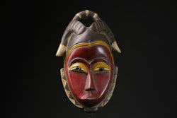 African Mask From The Guru Tribe Art Baule Mask Wall Tribal masks for wall-G2236