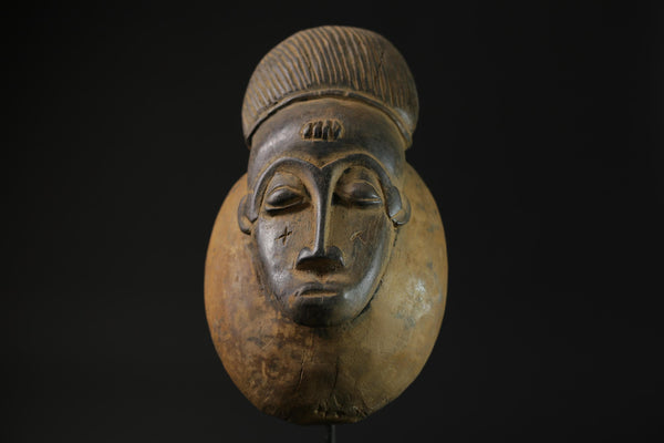 African Mask Face Mask Guro Baule antique wall mask Traditional masque masks for wall-G2253