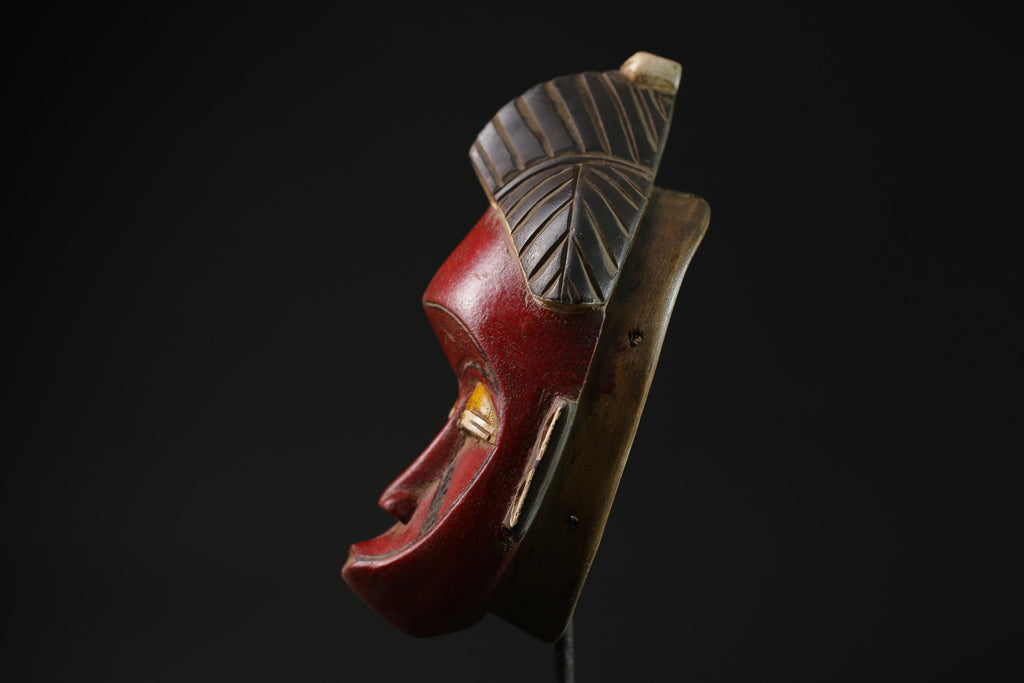 African Mask Face Mask Guro Baule antique wall mask Traditional masque masks for wall-G2254