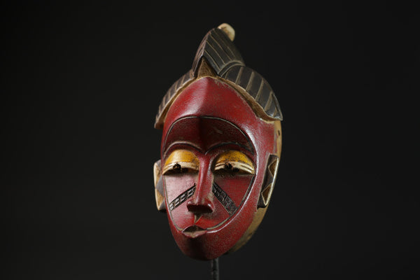 African Mask Face Mask Guro Baule antique wall mask Traditional masque masks for wall-G2254