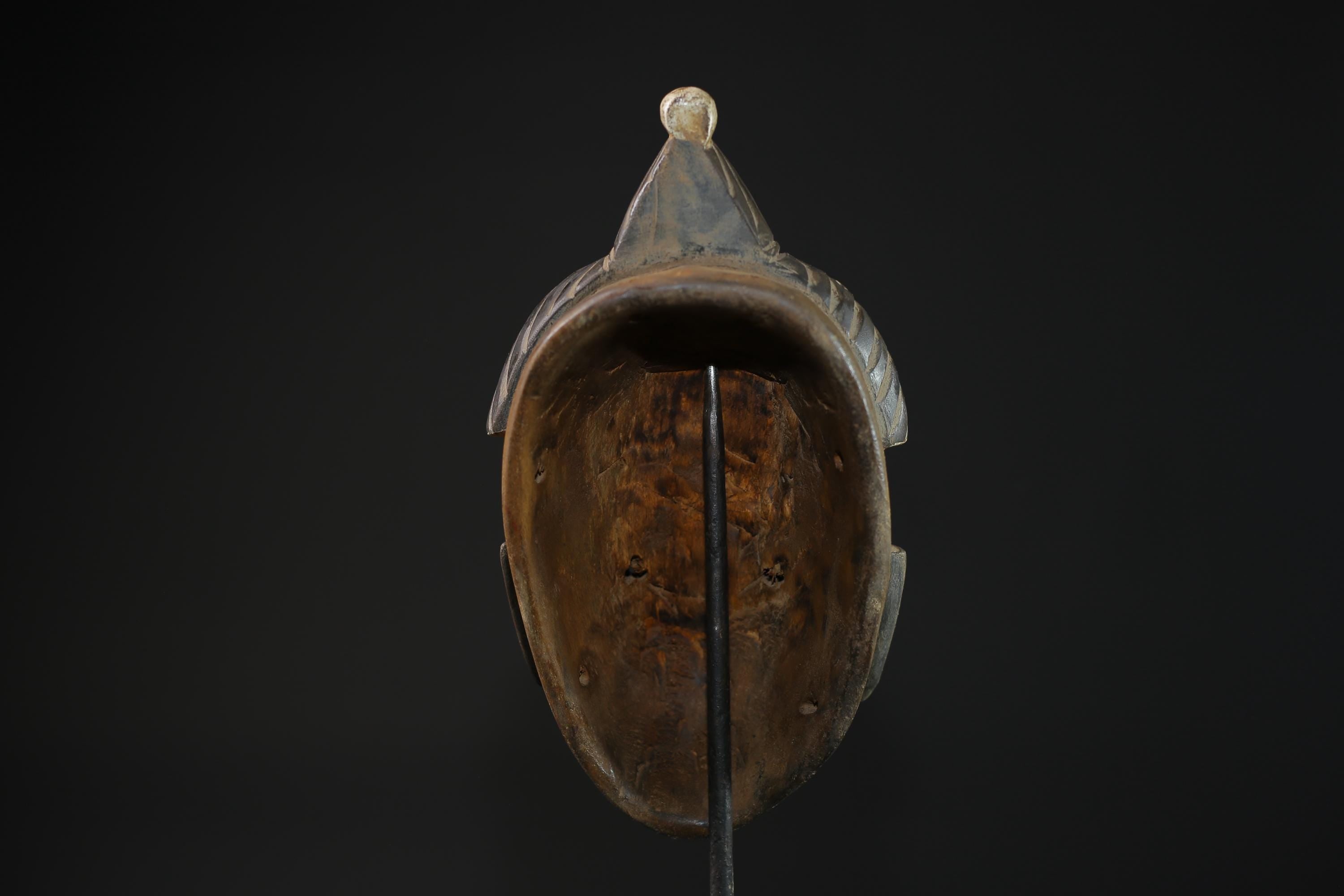 African Mask Face Mask Guro Baule antique wall mask Traditional masque masks for wall-G2254