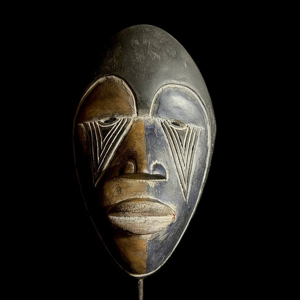 African Nigerian Igbo Wood Carved Spirit Mask IGBO Mask tribal masks for wall-G1978