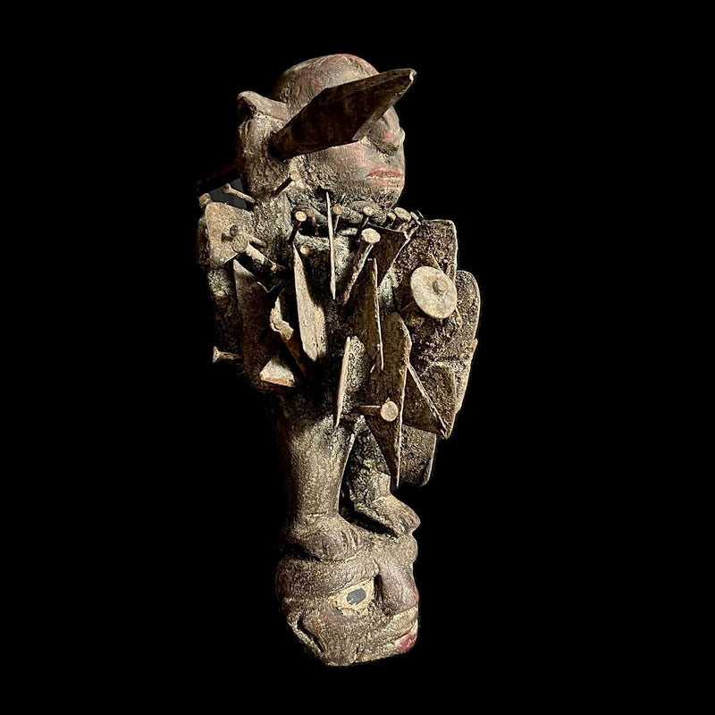 African Wood Figures African Figures Carved Power Figure Nkisi N'kondi-G1985