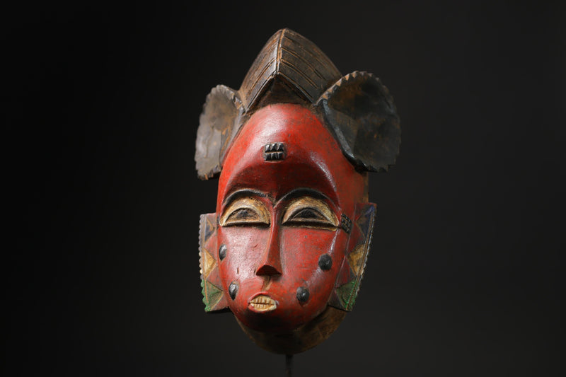 African Home Decor masks Wall Hanging Traditional Antique Folk Art Baule-8406