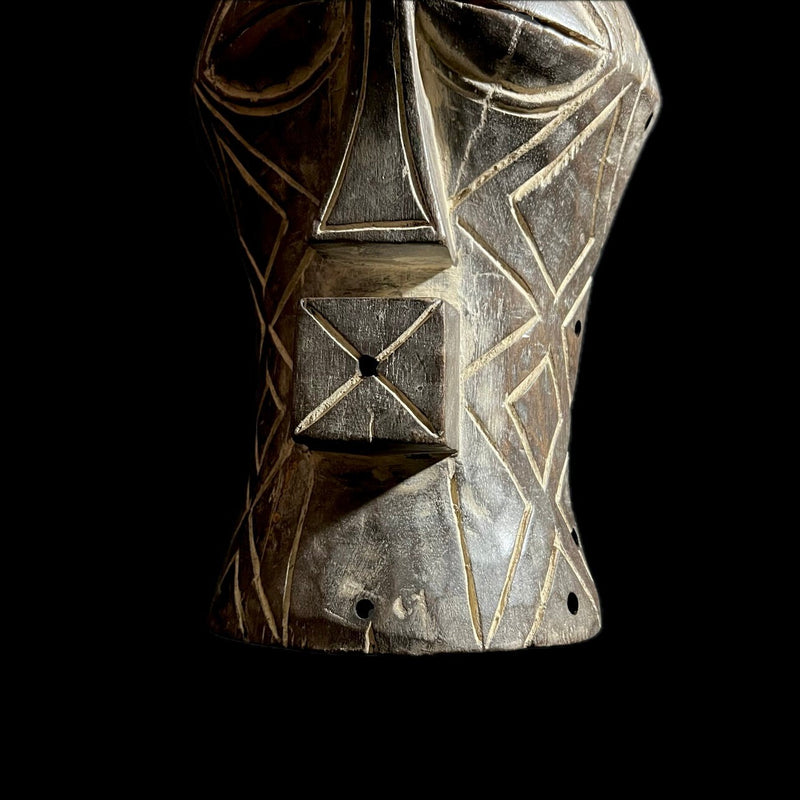 African mask Face Songye Antiques Wall Hanging Primitive Art Home Living-G1999