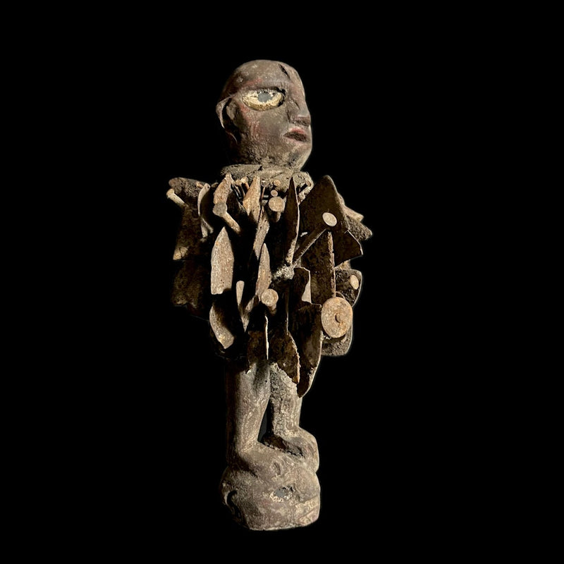 African Wood Figures African Figures Carved Power Figure Nkisi N'kondi-G2000