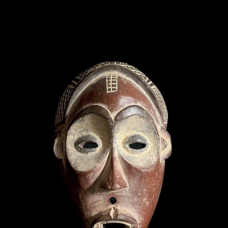 African Mask From The Guru Tribe Tribe Art Vintage Baule Mask Wall masks-G2001