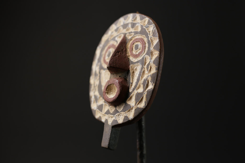African Tribal Wood masks Home Décor Handmade Sun Bobo-bwa Wooden Masks-6913