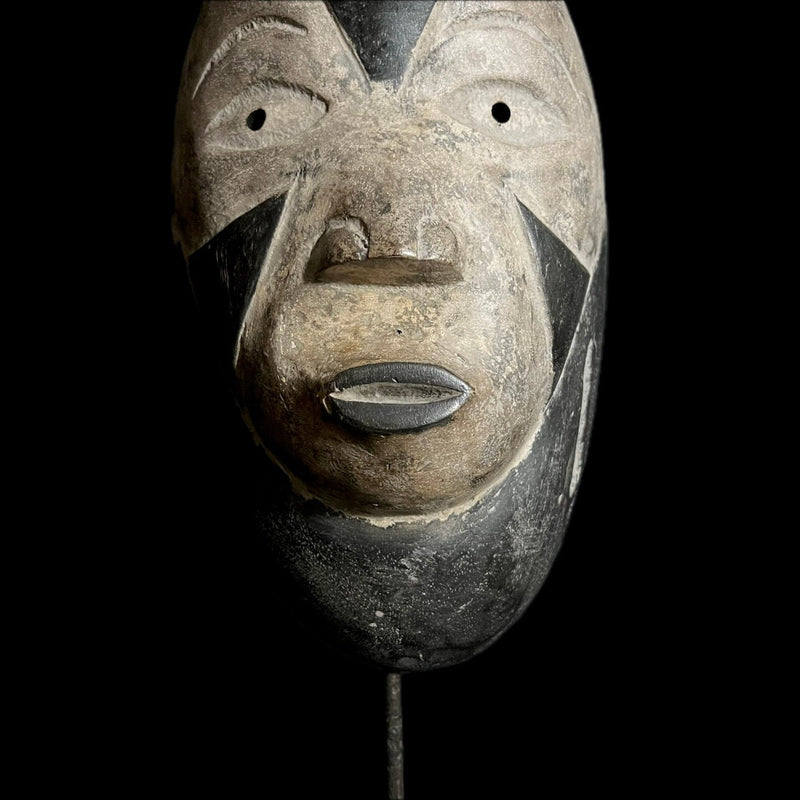 African Nigerian Igbo Wood Carved Spirit Mask IGBO Mask tribal masks for wall-G2004