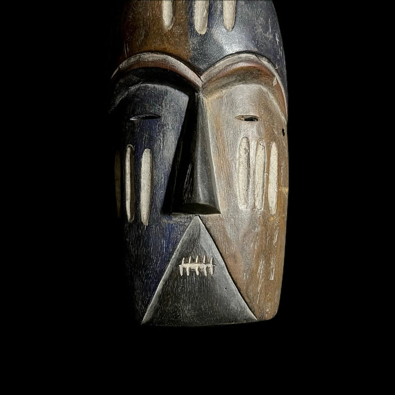 African Nigerian Igbo Wood Carved Spirit Mask IGBO Mask tribal masks for wall-G2007