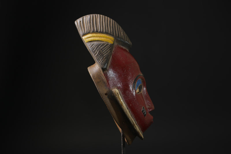 African mask West African Guro Mask with Two horn, Baule Tribe masks for wall-G2268