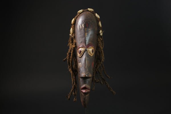 African Tribal Wood masks Mask Tribal DAN Face Home Décor Handmade-G2269