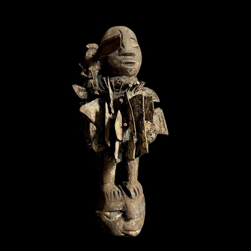 African Wood Figures African Figures Carved Power Figure Nkisi N'kondi-G2009