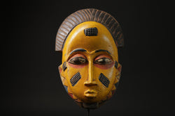 African Tribal Guro Mask Dance Mask This Mask Vintage Art Tribal Home Décor-8411