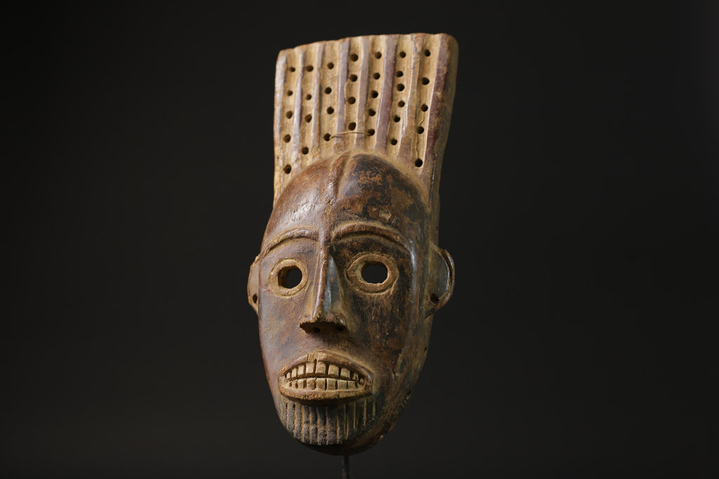African Tribal Wood masks Home Décor Tribal Mask Guro Tribe Home Décor-9749