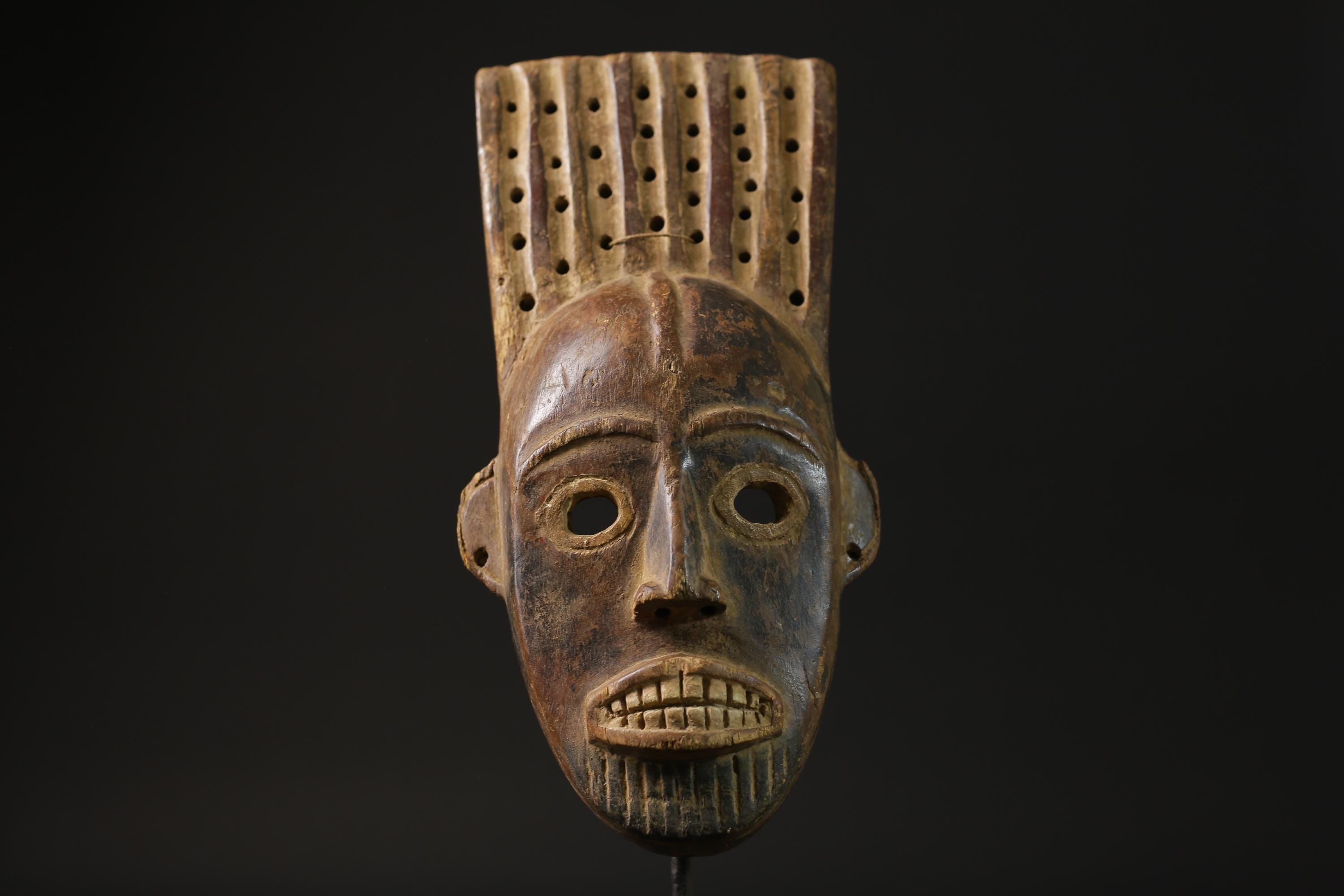 African Tribal Wood masks Home Décor Tribal Mask Guro Tribe Home Décor-9749