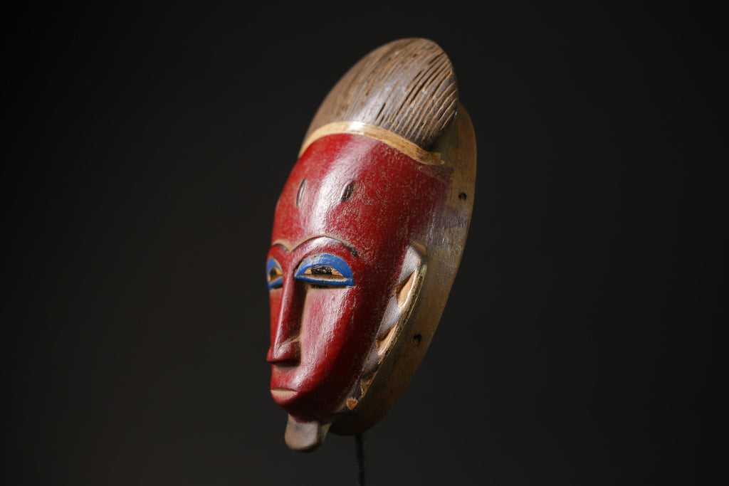 African Home Decor masks Wall Hanging Traditional Antique Folk Art Baule-G2286