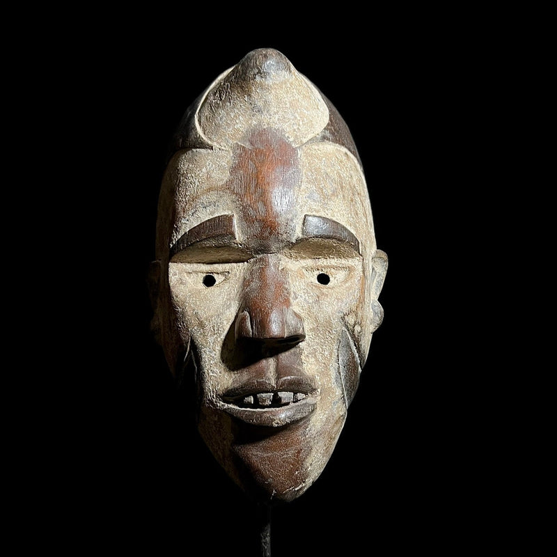 African Nigerian Igbo Wood Carved Spirit Mask IGBO Mask tribal masks for wall-G2035