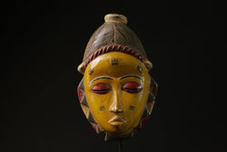 African Tribal Guro Mask Dance Mask This Mask Vintage Art Tribal Home Décor-G2299