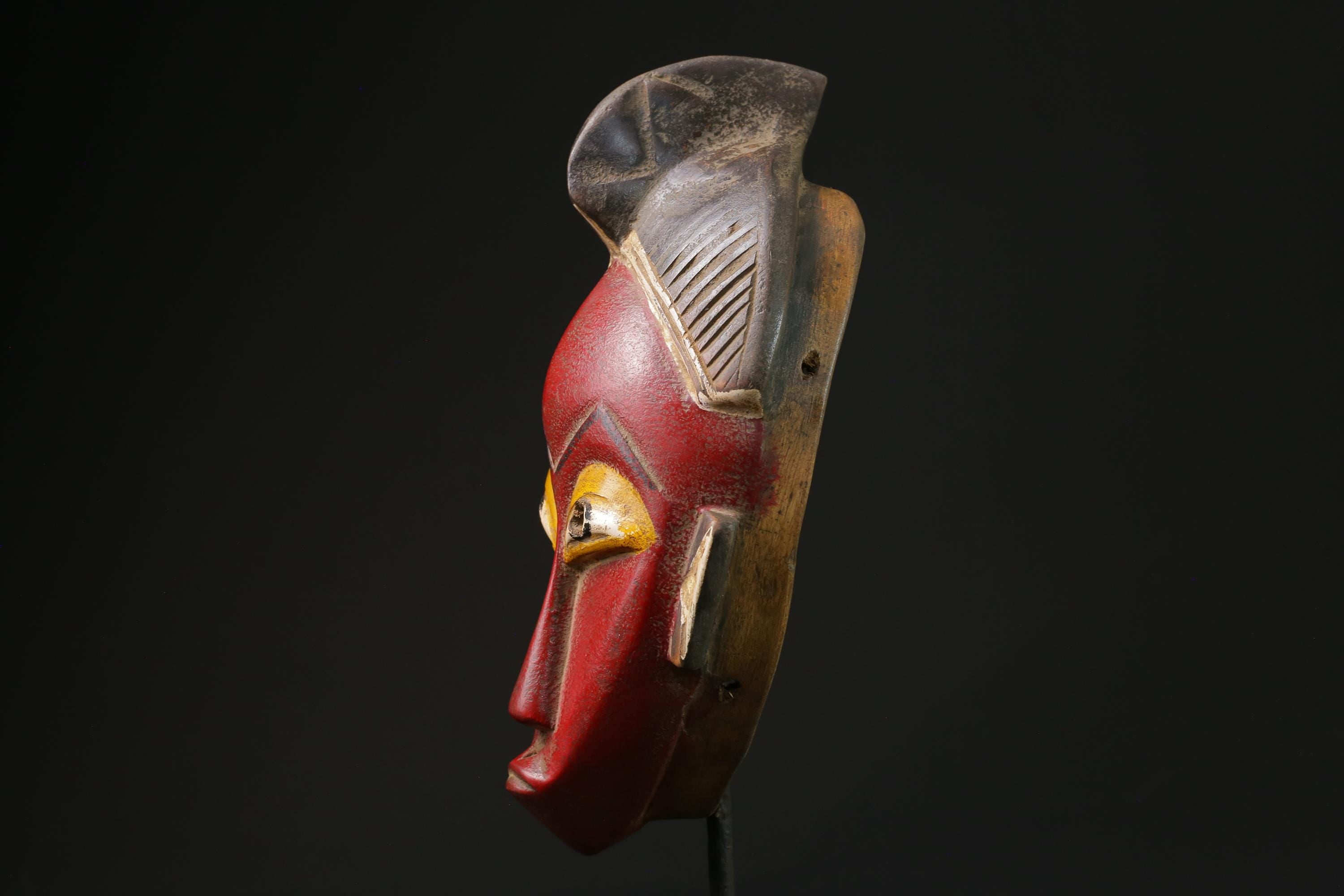 African Tribal Face Mask Wood Hand Carved Wall Hanging tribal Guro masks for wall-G2303