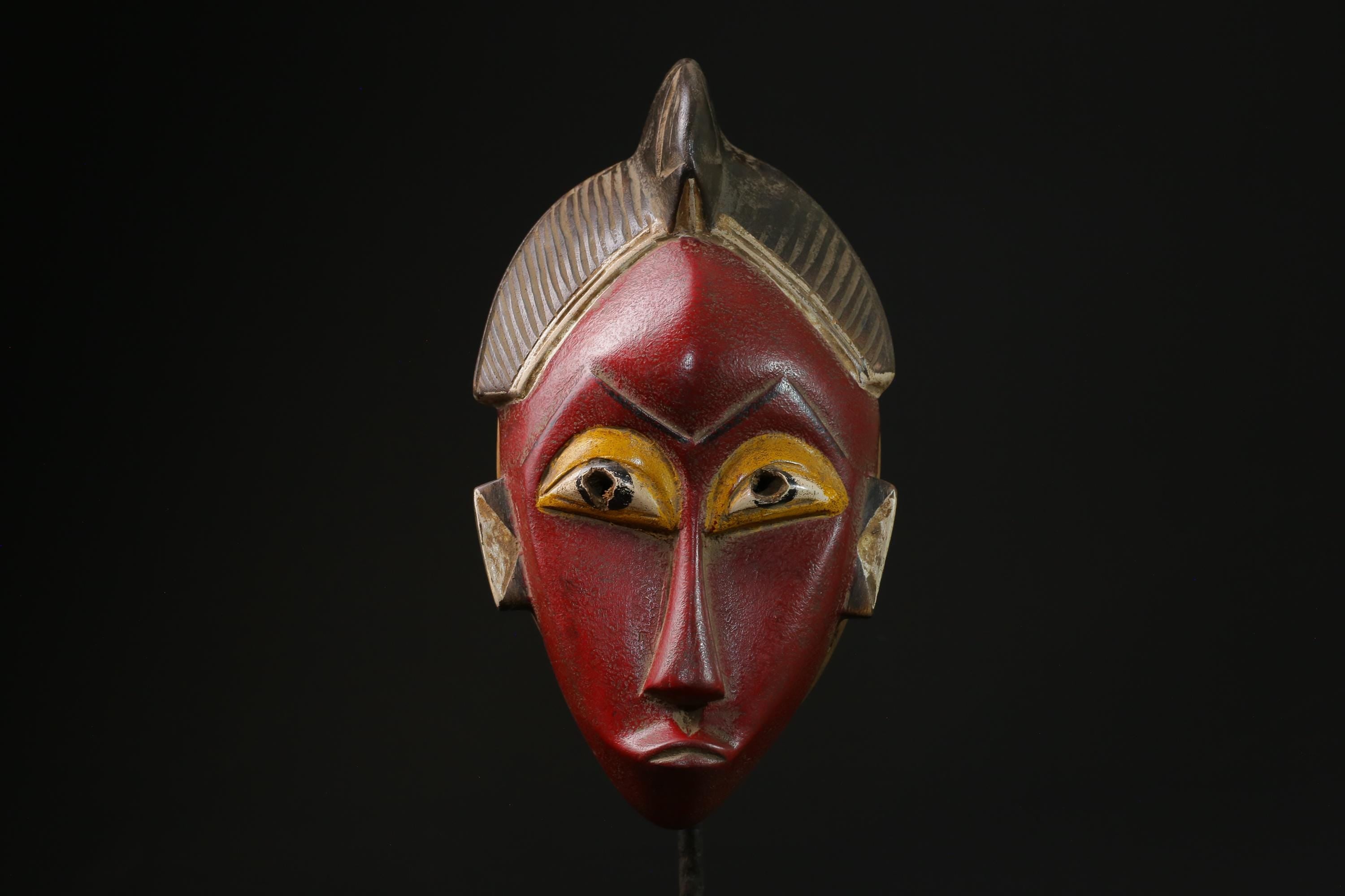 African Tribal Face Mask Wood Hand Carved Wall Hanging tribal Guro masks for wall-G2303