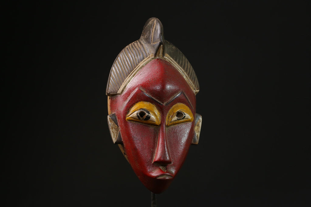 African Tribal Face Mask Wood Hand Carved Wall Hanging tribal Guro masks for wall-G2303