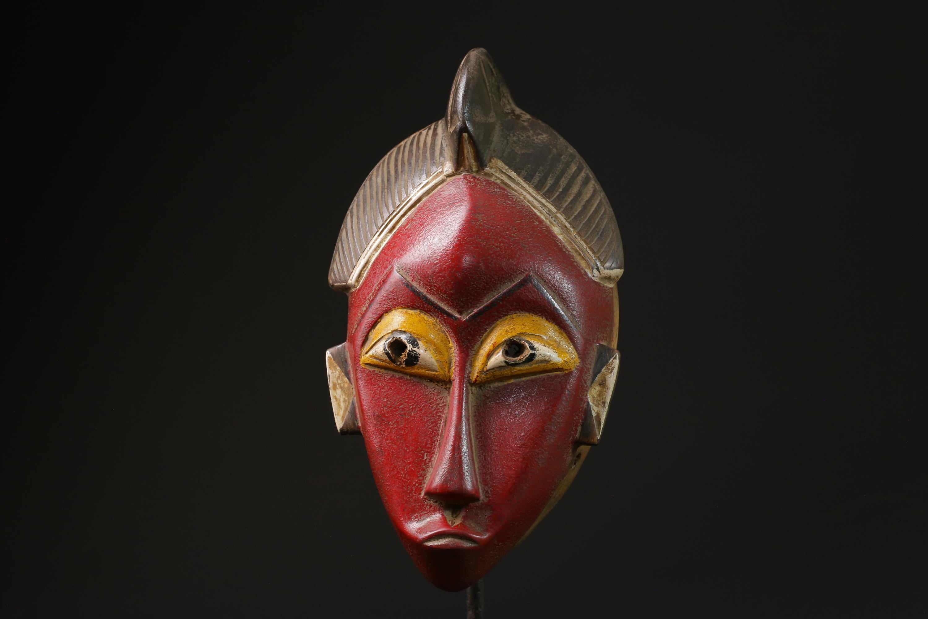 African Tribal Face Mask Wood Hand Carved Wall Hanging tribal Guro masks for wall-G2303