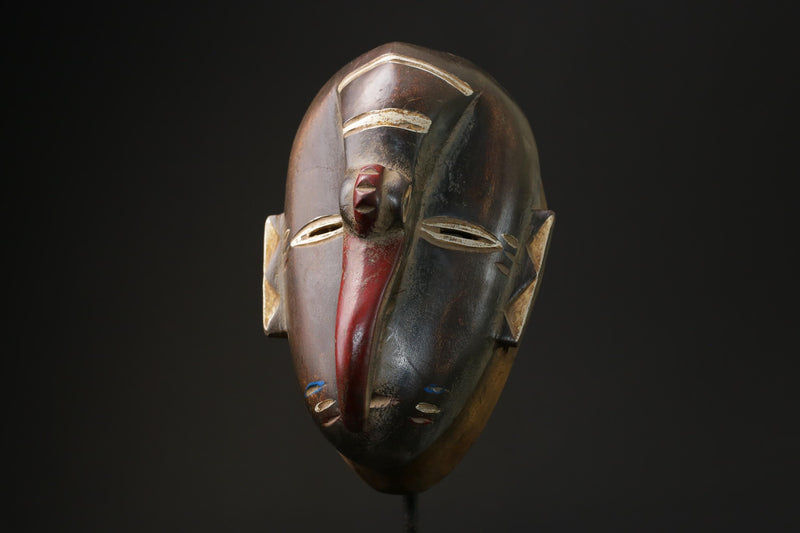 African Carved Wood Handmade Masks Tribal Guru Mask Elephant masks for wall-G2306