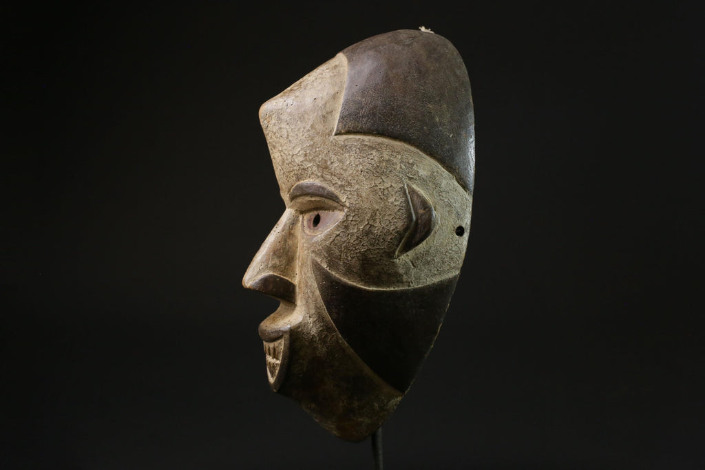 African Face masks Tribal Art Wooden Carved Mask Wood Igbo Spirit masks for wall-5553