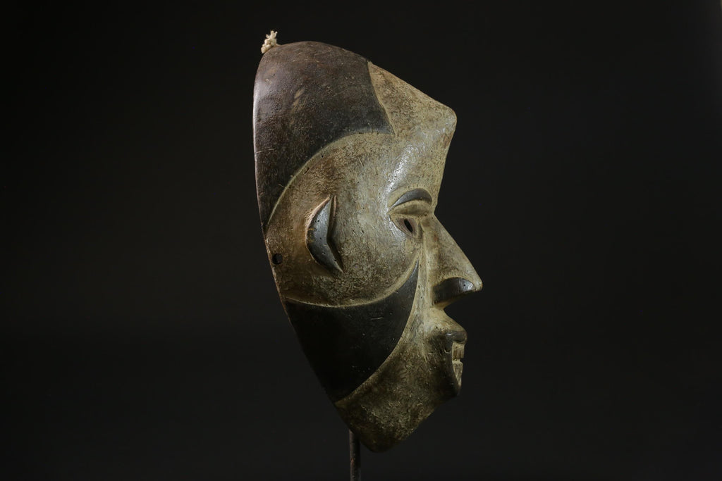 African Face masks Tribal Art Wooden Carved Mask Wood Igbo Spirit masks for wall-5553
