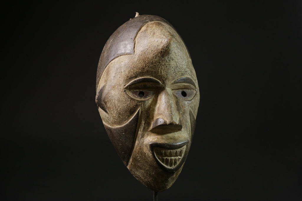 African Face masks Tribal Art Wooden Carved Mask Wood Igbo Spirit masks for wall-5553