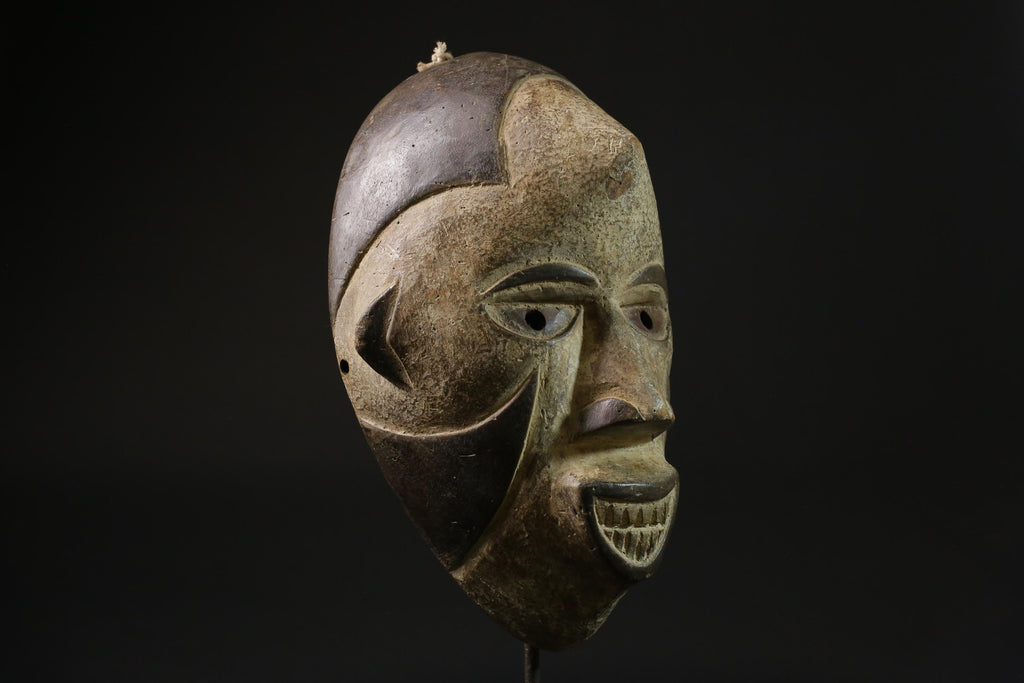 African Face masks Tribal Art Wooden Carved Mask Wood Igbo Spirit masks for wall-5553