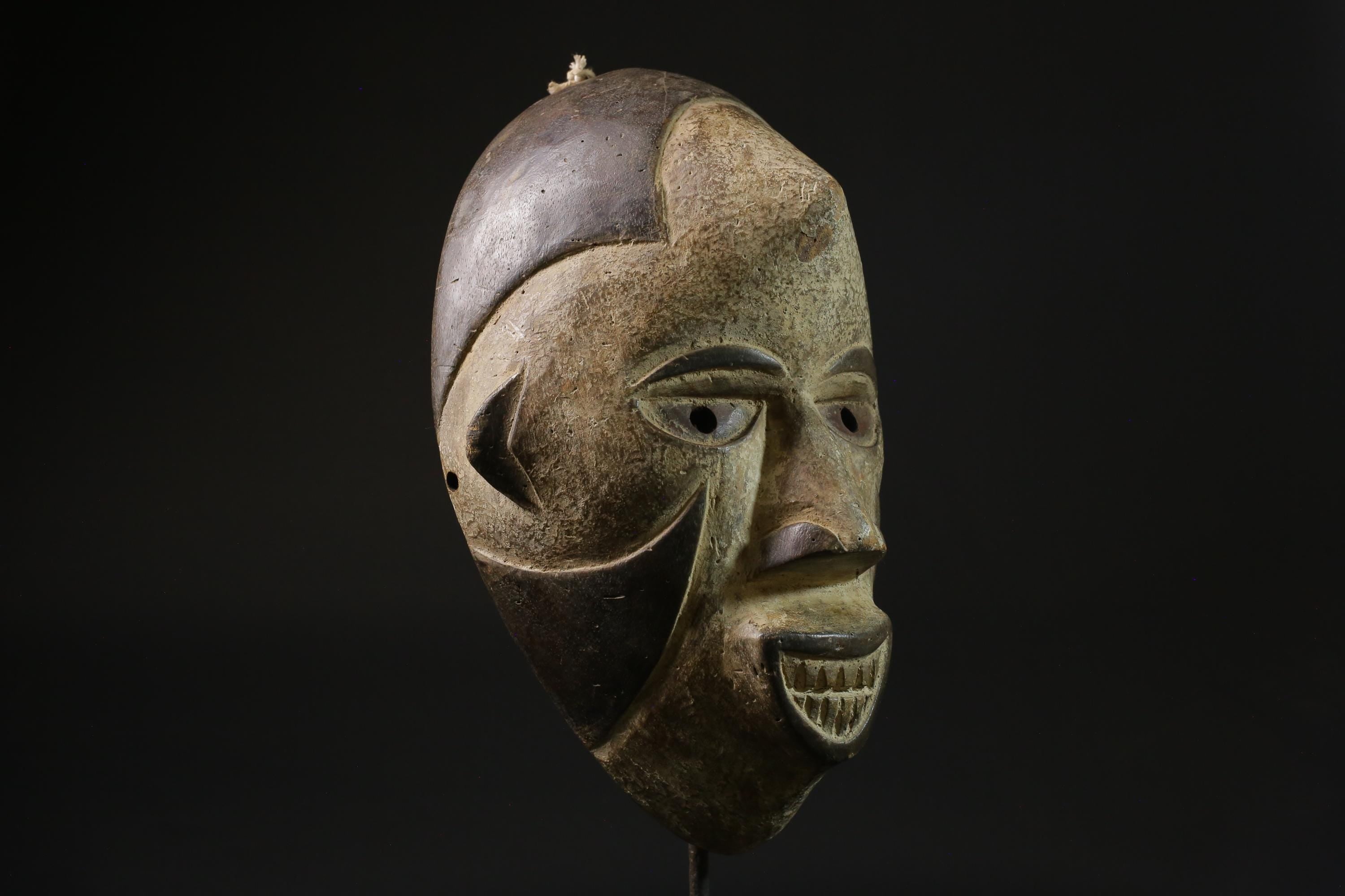 African Face masks Tribal Art Wooden Carved Mask Wood Igbo Spirit masks for wall-5553